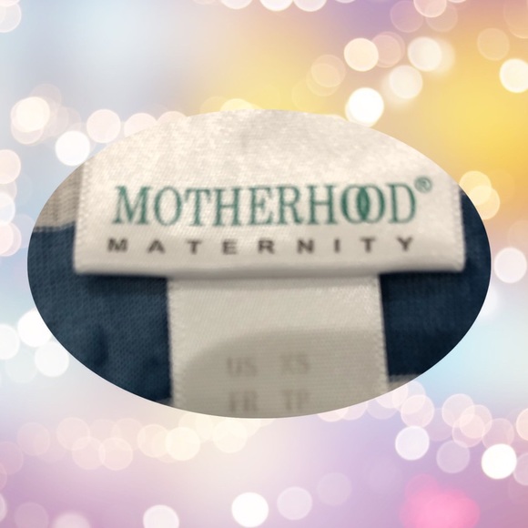 Cute blue & white striped tank Maternity XS - Picture 2 of 2